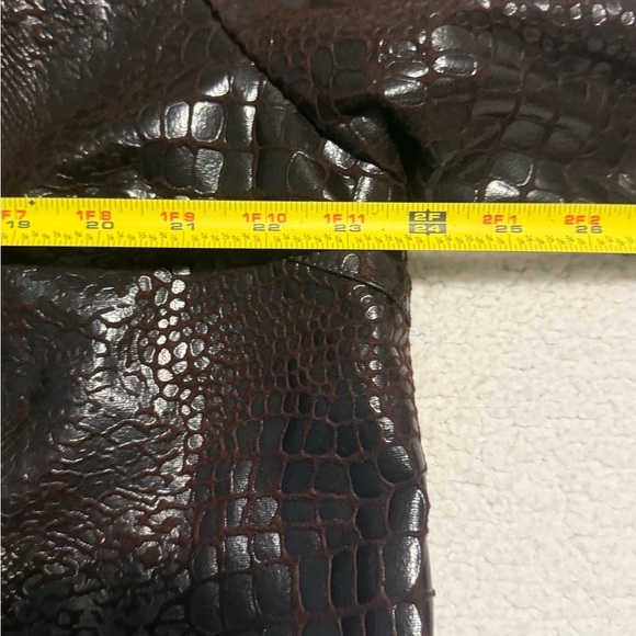 ✨Selene Sport Faux Leather Crocodile Pattern Maxi Dress & Jacket Set Size 2X - Picture 9 of 13